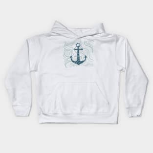 Nautical Anchor Kids Hoodie